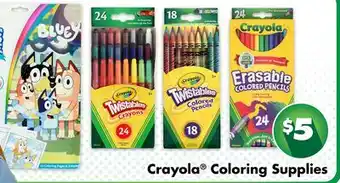 Dollar Tree Crayola Coloring Supplies offer