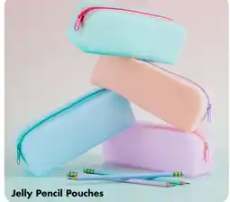 Dollar Tree Jelly Pencil Pouches offer