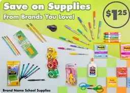 Dollar Tree Brand Name School Supplies offer