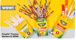 Dollar Tree Crayola Crayons, Markers & MORE! offer
