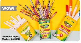 Dollar Tree Crayola Crayons, Markers & MORE! offer