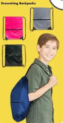 Dollar Tree Drawstring Backpacks offer