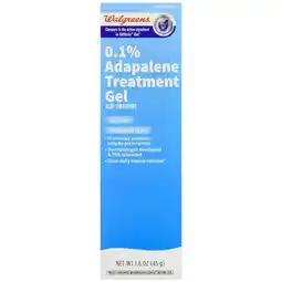 Walgreens 0.1% Adapalene Treatment Gel Fragrance Free offer