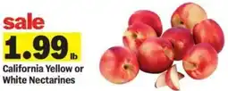 Meijer California Yellow or White Nectarines offer