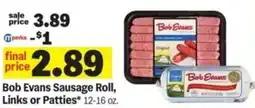 Meijer Bob Evans Sausage Roll, Links or Patties offer