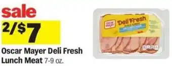 Meijer Oscar Mayer Deli Fresh Lunch Meat offer
