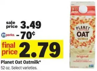 Meijer Planet Oat Oatmilk offer