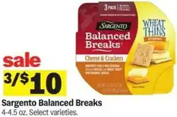Meijer Sargento Balanced Breaks offer