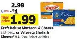 Meijer Kraft Deluxe Macaroni & Cheese or Velveeta Shells & Cheese offer