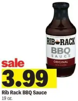 Meijer Rib Rack BBQ Sauce offer