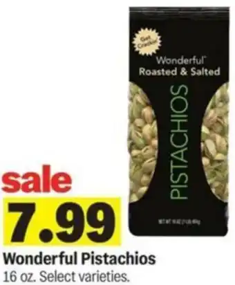 Meijer Wonderful Pistachios offer