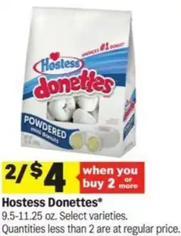 Meijer Hostess Donettes offer
