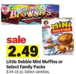 Meijer Little Debbie Mini Muffins or Select Family Packs offer