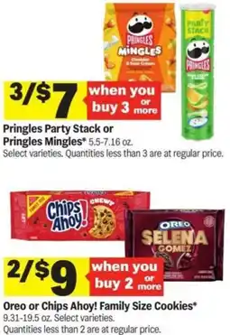 Meijer Oreo or Chips Ahoy! Family Size Cookies offer