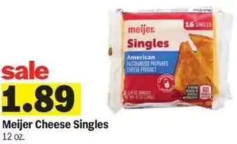 Meijer Meijer Cheese Singles offer