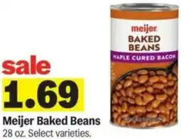 Meijer Meijer Baked Beans offer