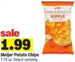 Meijer Meijer Potato Chips offer
