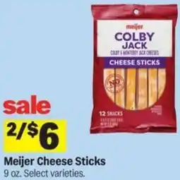 Meijer Meijer Cheese Sticks offer