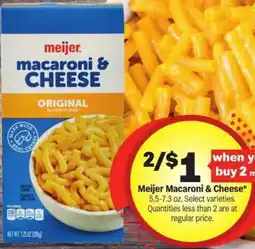 Meijer Meijer Macaroni & Cheese offer