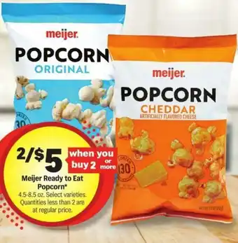 Meijer Meijer Ready to Eat Popcorn offer