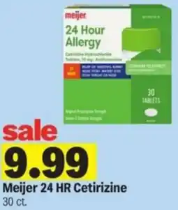 Meijer Meijer 24 HR Cetirizine offer