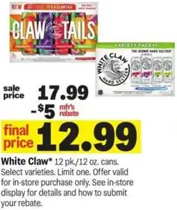 Meijer White Claw offer