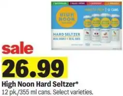 Meijer High Noon Hard Seltzer offer
