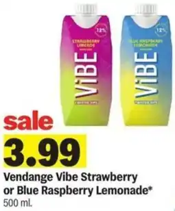 Meijer Vendange Vibe Strawberry or Blue Raspberry Lemonade offer