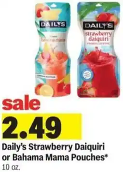 Meijer Daily's Strawberry Daiquiri or Bahama Mama Pouches offer