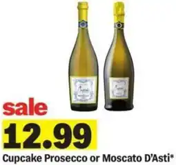 Meijer Cupcake Prosecco or Moscato D'Asti offer