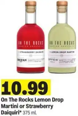 Meijer On The Rocks Lemon Drop Martini or Strawberry Daiquiri offer