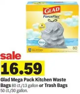 Meijer Glad Mega Pack Kitchen Waste Bags or Trash Bags offer