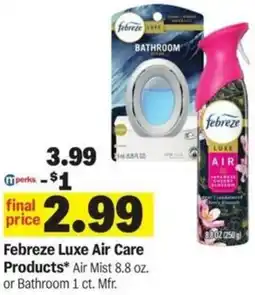 Meijer Febreze Luxe Air Care Products offer