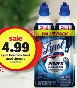 Meijer Lysol Twin Pack Toilet Bowl Cleaners offer