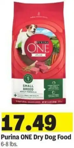 Meijer Purina ONE Dry Dog Food offer