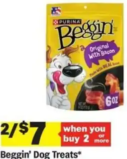 Meijer Beggin' Dog Treats offer