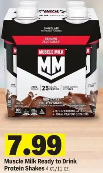 Meijer Muscle Milk Ready to Drink Protein Shakes offer