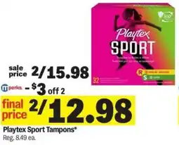 Meijer Playtex Sport Tampons offer