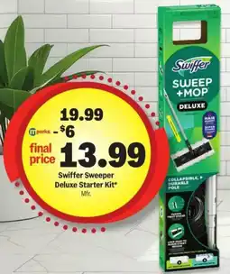 Meijer Swiffer Sweeper Deluxe Starter Kit offer