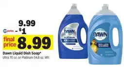 Meijer Dawn Liquid Dish Soap offer