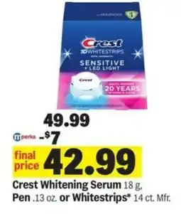 Meijer Crest Whitening Serum offer