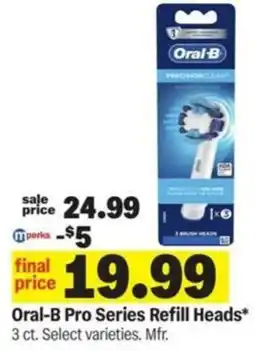 Meijer Oral-B Pro Series Refill Heads offer