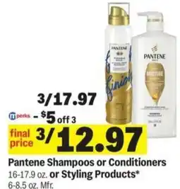 Meijer Pantene Shampoos or Conditioners offer