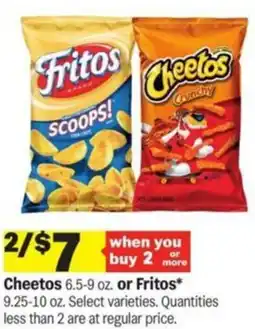 Meijer Cheetos or Fritos offer