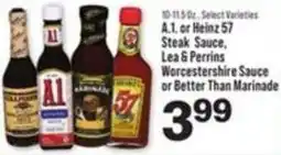 IGA Lea & Perrins Worcestershire Sauce or Better Than Marinade offer