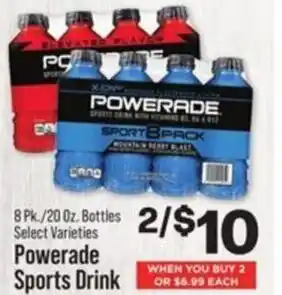 IGA Powerade Sports Drink offer