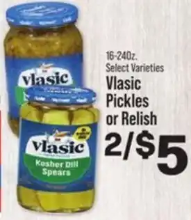 IGA Vlasic Pickles or Relish offer