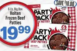 IGA Holten Frozen Beef Patties offer