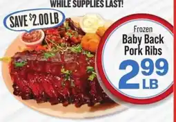 IGA Baby Back Pork Ribs offer