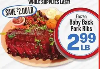 IGA Baby Back Pork Ribs offer